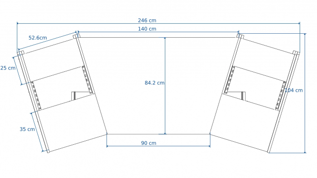 Mueble de Estudio de segunda mano por 450 € en Madrid | Hispasonic
