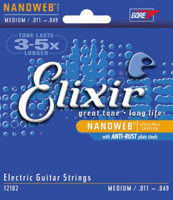 juego de cuerdas para guitarra eléctrica Elixir 11-49 (envio gratis)