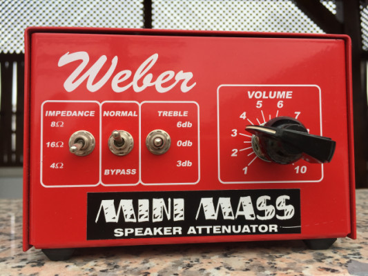 ATENUADOR WEBER MINI MASS 50 watts COMO NUEVO. ¡ENVÍO INCLUIDO!