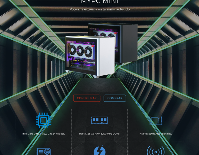 MyPc Mini | Ordenador compacto a medida | macOS / Windows
