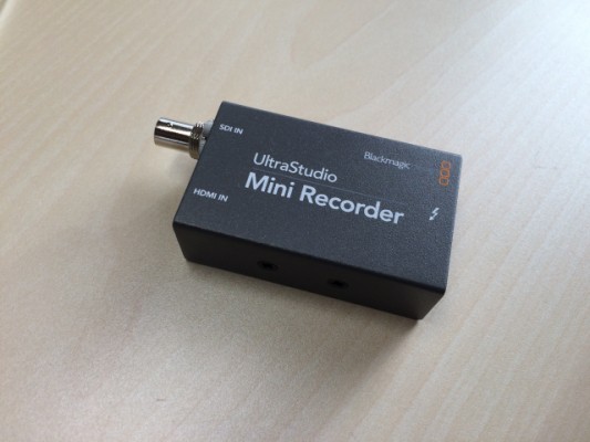 Blackmagic UltraStudio Mini Recorder: conversor de HDMI/SDI a Thunderbolt
