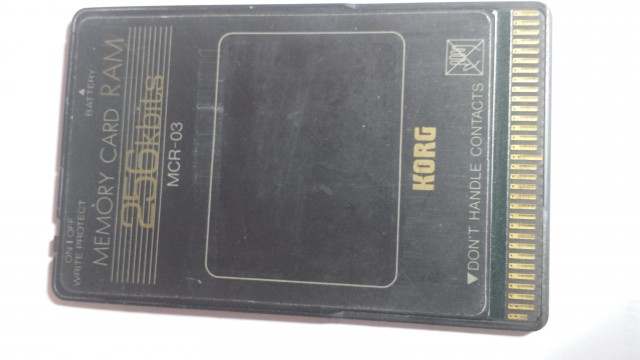 Tarjeta Memory card RAM Korg MCR-03