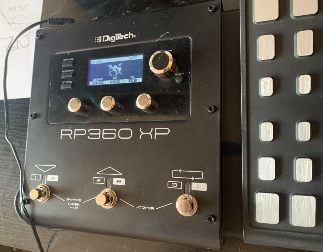 Pedalera digitech rp 360 xp