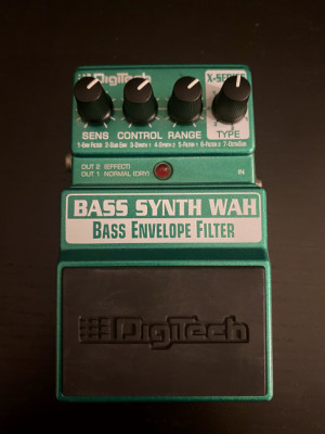 Digitech Bass Synth Wah Envelop Filter Effect Pedal - RARE