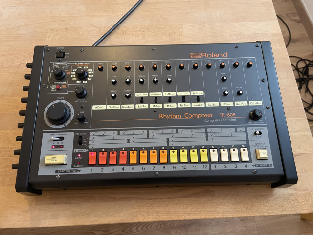 TR-808 + kenton MIDI + Bruce Forat Mods