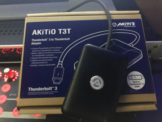 Adaptador thunderbolt 2 a 3 Akitio T3T