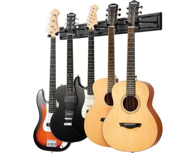 2 Soportes para 5 guitarras cada uno