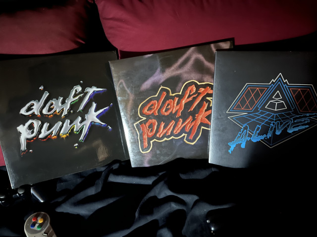 Lote 3 discos Daft punk