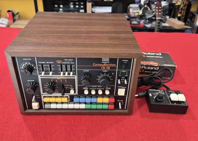 Roland CR-78 + WS-1 caja de ritmos vintage