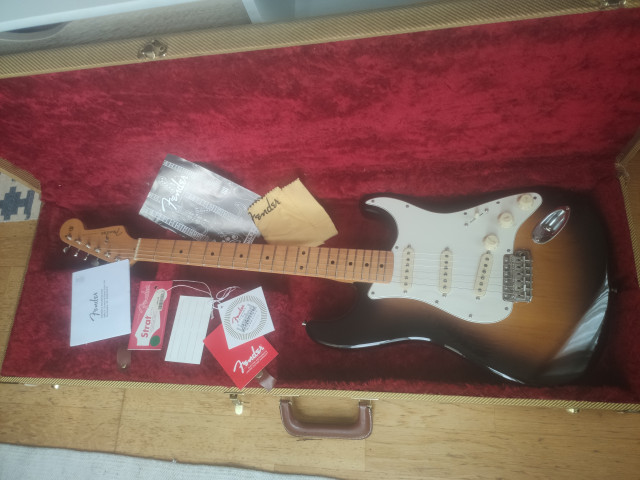 Fender Stratocaster Classic 50´s Mex. con Picguard Fat 50´s Fender Custom Shop