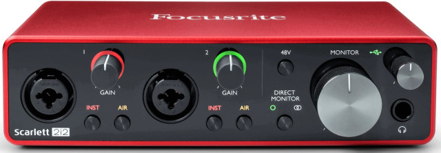 Focusrite Scarlett 2i2 Interfaz de Audio