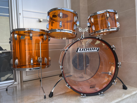 Ludwig Vistalite 1980 Amber