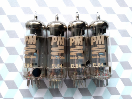 Válvulas de potencia EL84 PM con poco uso