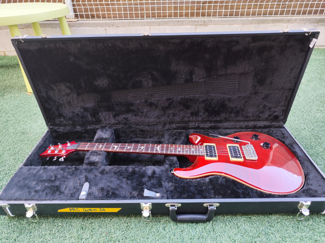 PRS Custom 24 Trans Cherry Red