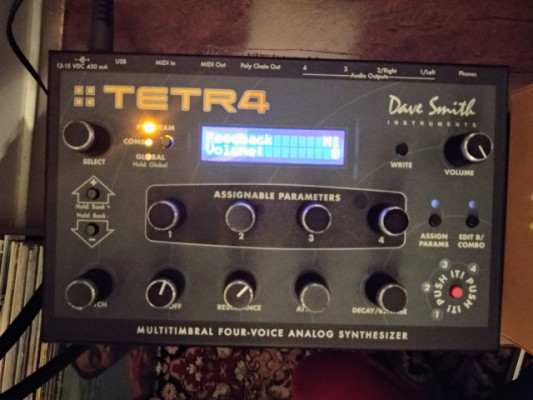 Dave Smith Tetra +Tetra pro sound editor VENDIDO