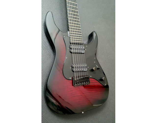 ESP LTD AW-7 Alex Wade Signature Blood Red Sunburst 7 cuerdas