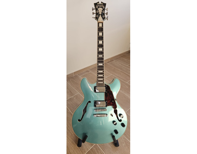 D'Angelico Premier DC Ocean Turquoise