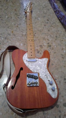 Fender Telecaster Thinline 69 natural Made in Mex año 2006