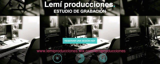 Estudio, producción, edición, mezcla, mastering.