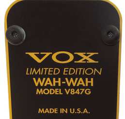 WAH Vox V847G limited edition de los 90