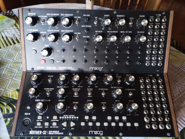 Moog dfam+moog mother32+rack