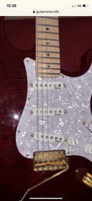 Fender Stratocaster Richie Kotzen Roja