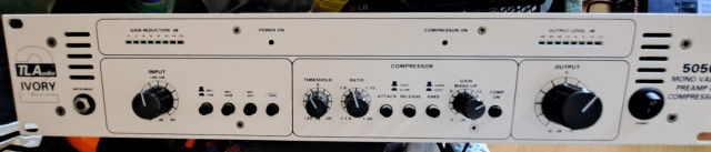 Preamplificador y compresor mono a válvulas TL Ivory 5050