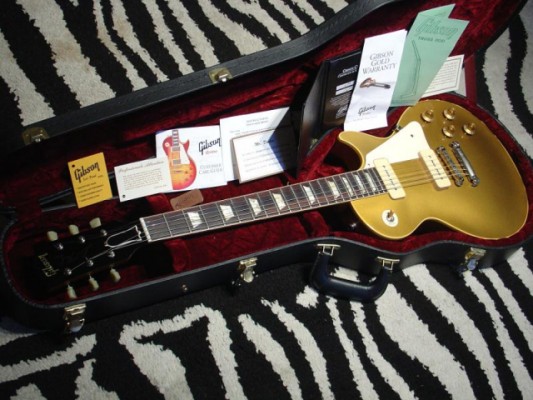 Gibson Les Paul Historic R6 Gold Top por R7 Antique Gold