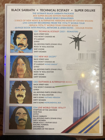 Edición especial de Black Sabbath sin abrir