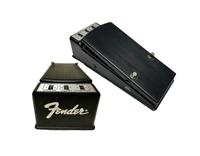 1960-70’s. Pedal Fender Fuzz Wah vintage por mástil Fender o monitores HIFI