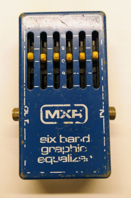 Pedal guitarra MXR Equalizador Gráfico 6 Bandas
