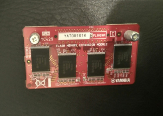 Tarjeta Flash Yamaha 1GB para Motif, MOXF, Tyros,... (FL1024M)