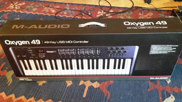 teclado midi oxygen 49 ll m-audio