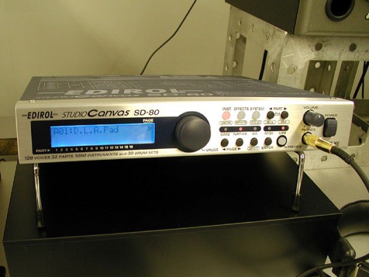 Modulo rack sonido sintetizador/multiefectos/mezclador ROLAND EDIROL SD80 STUDIO (USB,MIDI,DIGITAL,etc)- Envio incluido