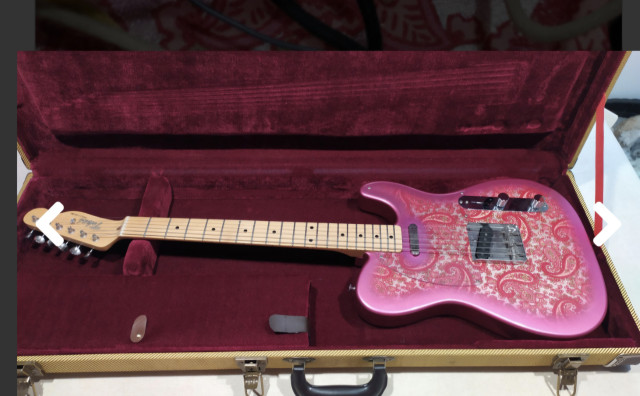 Telecaster tokai breezysound pink paisley