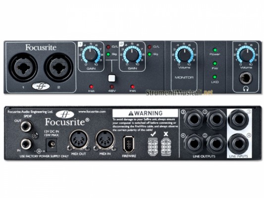 Interfaz de audio Focusrite Saffire Pro 14