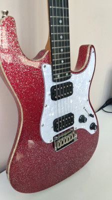 Guitarra Jet JS 500 Red Sparkle