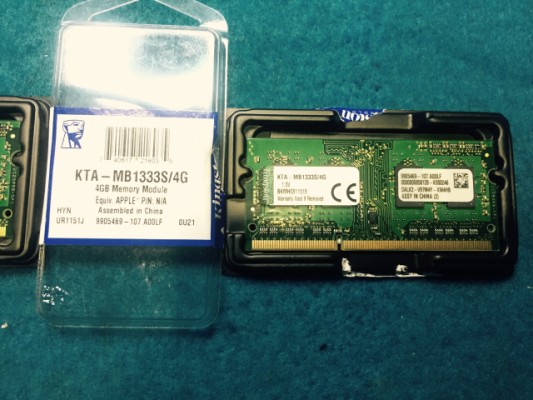 Memoria RAM 2 X 4GB (8GB) DDR3 1333MHz SODIMM