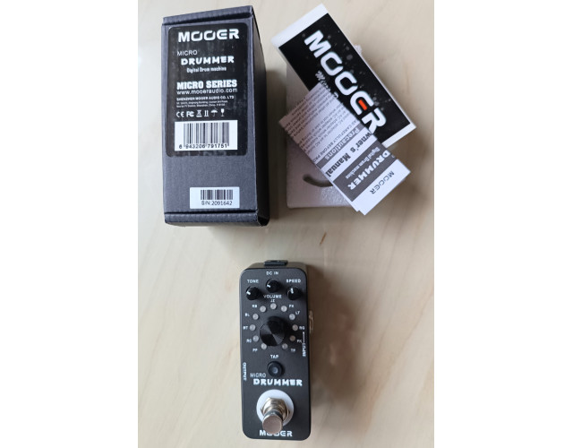 Pedal Mooer Micro Drummer -- como nuevo