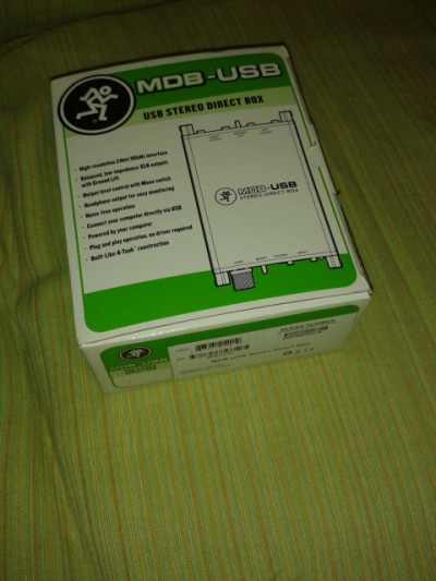 Caja de inyección pasiva estereo por USB Mackie MDB-USB