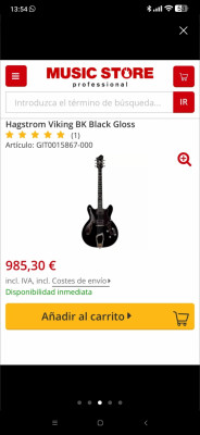 Hagstrom viking BK black