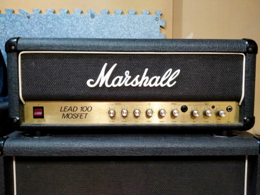 Cabezal Marshall 3210 - Lead 100 Mosfet (80s) 100W con CURRENT DRIVE MOD