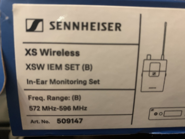 Sennheiser IEM XSW casi nuevo