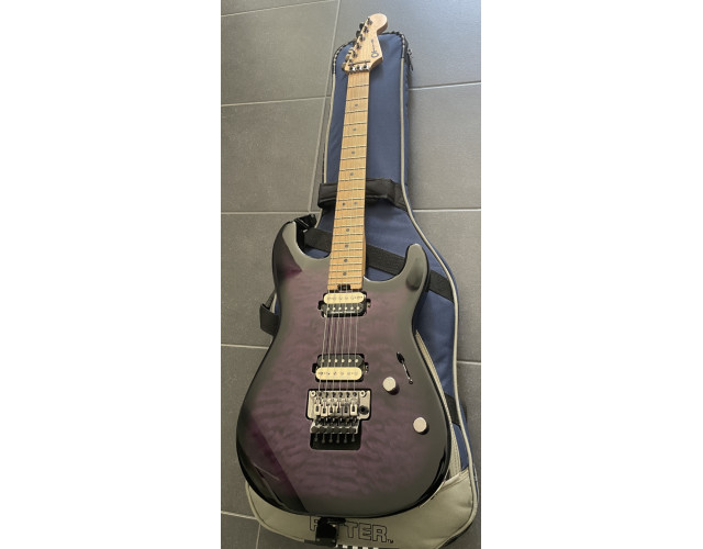 Charvel Pro-Mod San Dimas HH FR - Purple Haze con funda y upgrade en puente