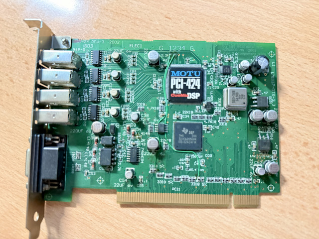 MOTU PCI-424