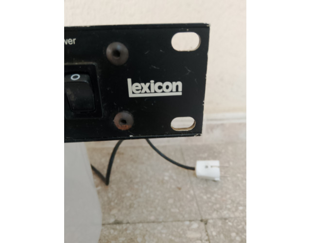 Lexicón Pcm 60 Reverb digital.