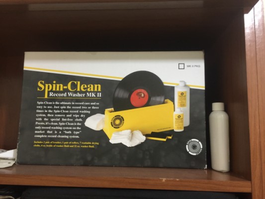 Spin Clean Kit Limpiador para Vinylos LP