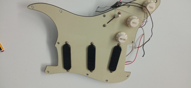 Goipeador Fender Stratocaster cargado con EMG