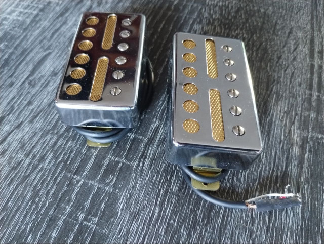 Pareja Pastillas GFS Gold Foil Ferrite Humbuckers