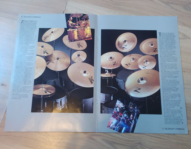 Catalogo ZILDJIAN años 70-80